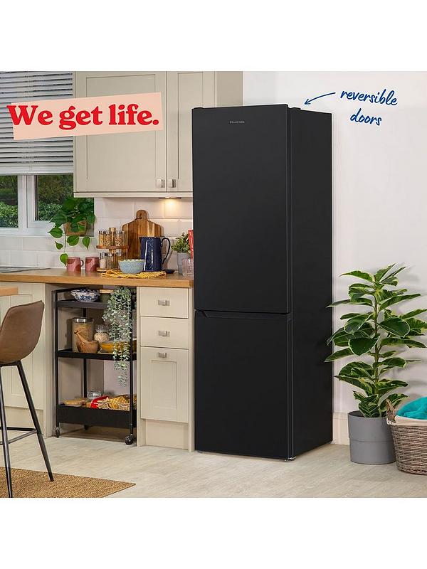 Russell Hobbs Black 60cm Wide 186cm High Freestanding Total No Frost Fridge Freezer - Image 5